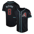 STECN A.Diamondbacks #8 James McCann Player Black Red Limited Alternate Stitched Jersey