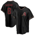 STECN A.Diamondbacks #8 James McCann Player Black Replica Alternate Stitched Jersey