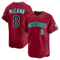 STECN A.Diamondbacks #8 James McCann Player Red Limited Alternate Stitched Jersey