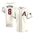 STECN A.Diamondbacks #8 James McCann Player White Red Limited Home Stitched Jersey