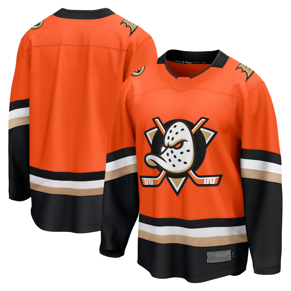 STECN A.Ducks Orange Home Breakaway Jerseys