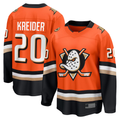 STECN A.Ducks #20 Chris Kreider Orange Home Breakaway Jerseys