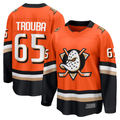 STECN A.Ducks #65 Jacob Trouba Orange Home Breakaway Player Jerseys