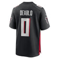STECN A.Falcons #0 Divine Deablo Player Black Home Game Stitched Jerseys