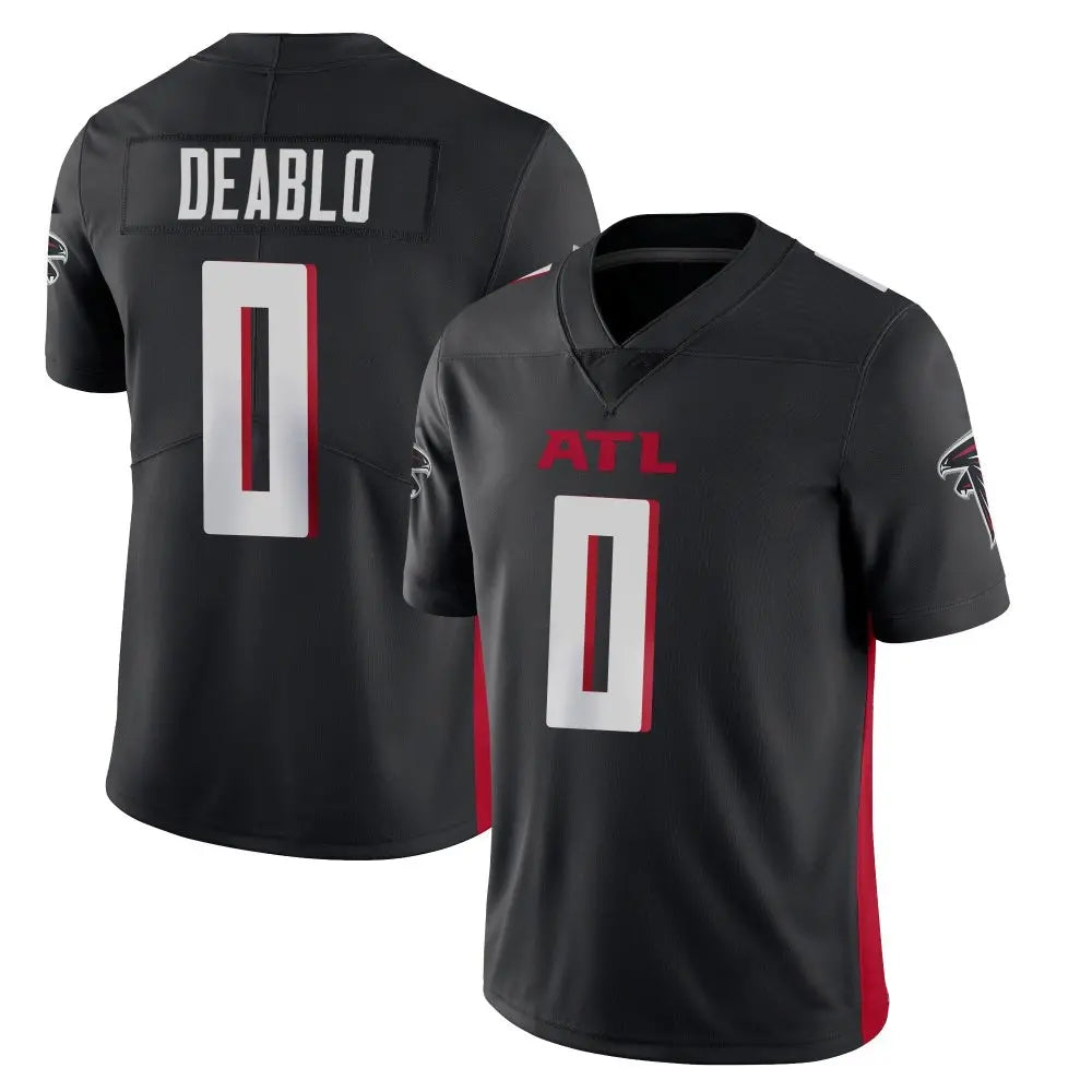 STECN A.Falcons #0 Divine Deablo Player Black Vapor Limited Home Game Stitched Jerseys