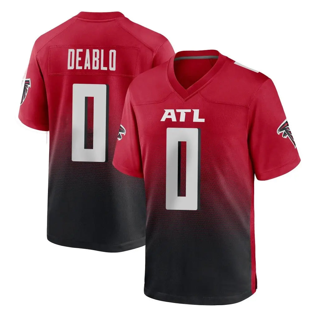 STECN A.Falcons #0 Divine Deablo Player Red Home Game Stitched Jerseys
