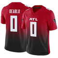 STECN A.Falcons #0 Divine Deablo Player Red Vapor F.U.S.E. Limited Home Game Stitched Jerseys