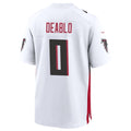 STECN A.Falcons #0 Divine Deablo Player White Home Game Stitched Jerseys