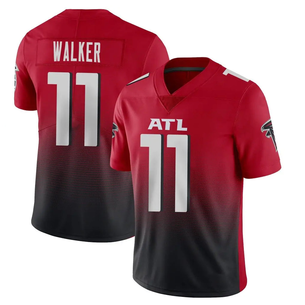 STECN A.Falcons #11 Jalon Walker Player Red Vapor Untouchable Limited Home Game Stitched Jerseys