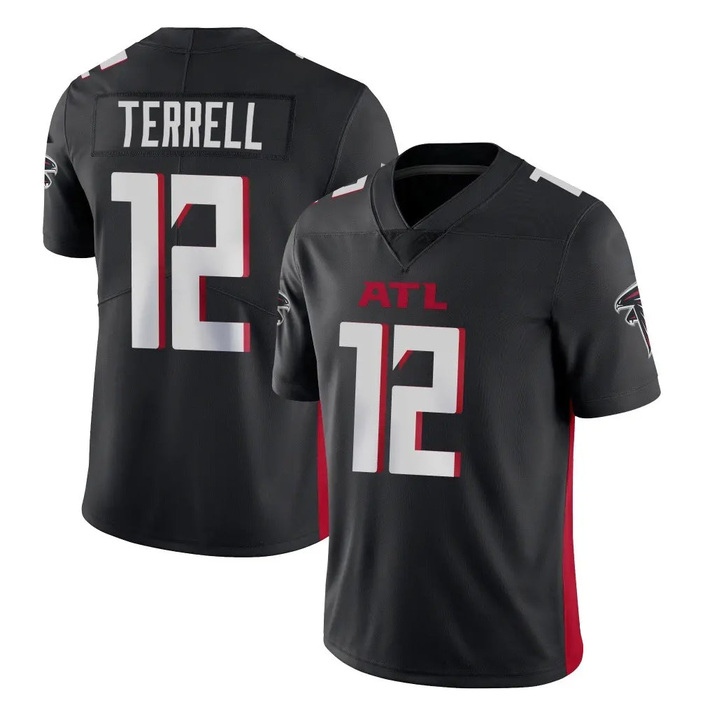 STECN A.Falcons #12 Avieon Terrell Player Black Vapor Untouchable Limited Home Game Stitched Jerseys