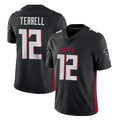 STECN A.Falcons #12 Avieon Terrell Player Black Vapor Untouchable Limited Home Game Stitched Jerseys