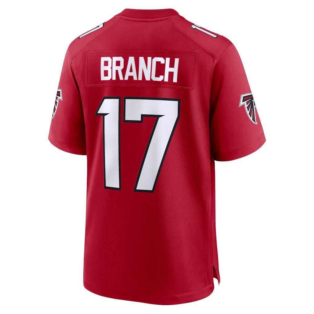 STECN A.Falcons #17 Zachariah Branch Player Red Home Game Stitched Jerseys