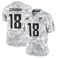 STECN A.Falcons #18 Kirk Cousins Player Arctic Camo Salute to Service Limited Stitched Jerseys