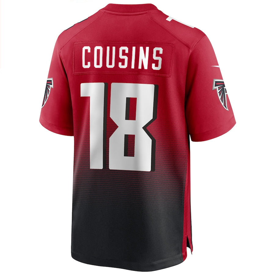 STECN A.Falcons #18 Kirk Cousins Player Red Home Game Stitched Jerseys