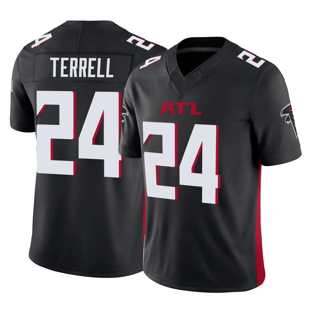 STECN A.Falcons #24 A.J. Terrell Jr. Player Black Vapor F.U.S.E. Limited Stitched Jerseys