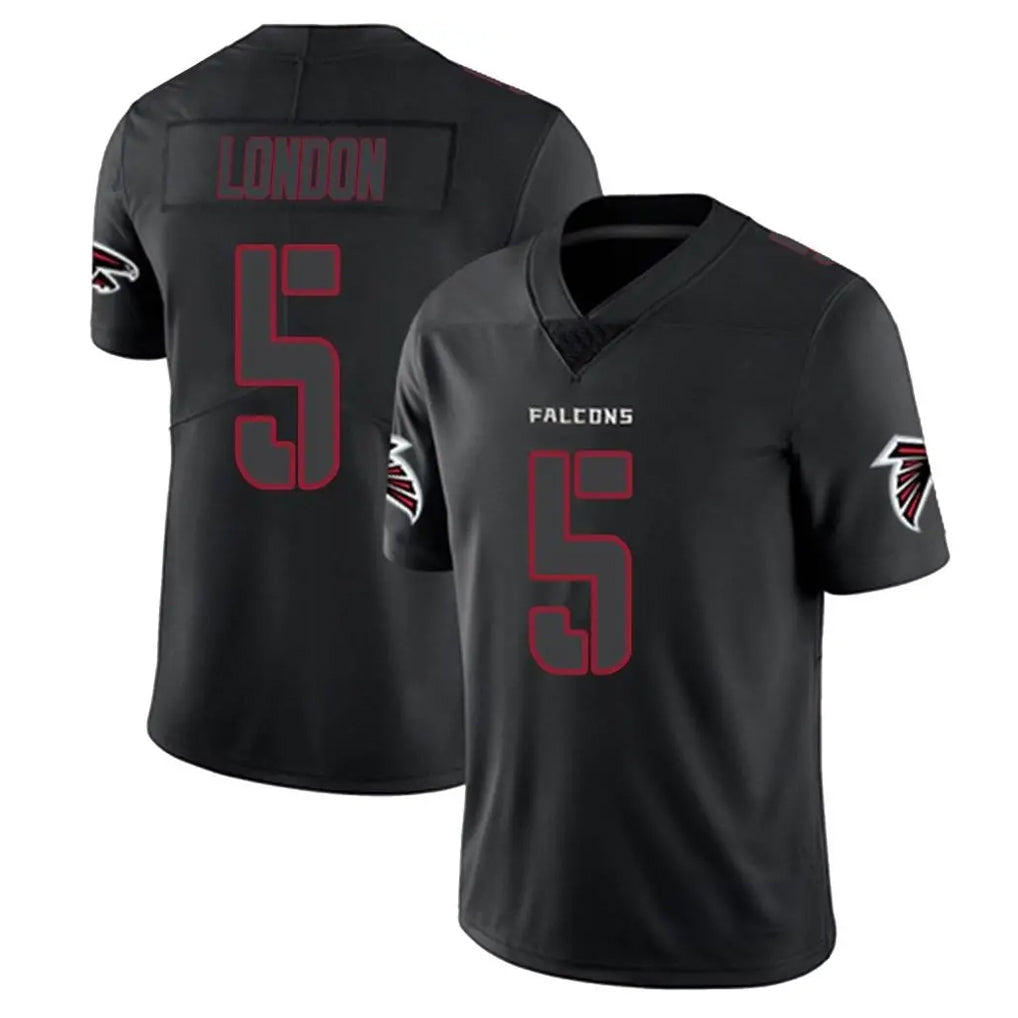 STECN A.Falcons #5 Drake London Player Black Impact Limited Stitched Jerseys