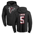 STECN A.Falcons #5 Drake London Player Black Salute to Service Hoodies Stitched Jerseys