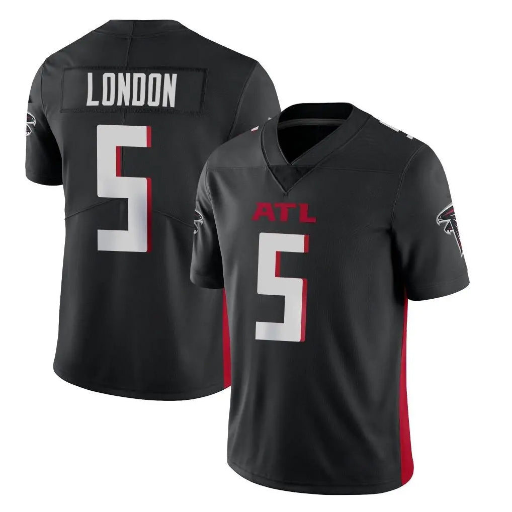 STECN A.Falcons #5 Drake London Player Black Vapor Untouchable Limited Home Game Stitched Jerseys