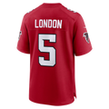 STECN A.Falcons #5 Drake London Red Game Stitched Jerseys