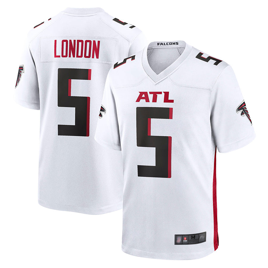 STECN A.Falcons #5 Drake London Player White Game Stitched Jerseys