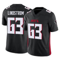 STECN A.Falcons #63 Chris Lindstrom Player Black Vapor F.U.S.E. Limited Stitched Jerseys
