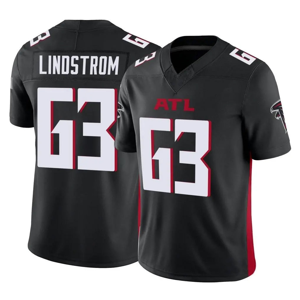 STECN A.Falcons #63 Chris Lindstrom Player Black Vapor F.U.S.E. Limited Stitched Jerseys