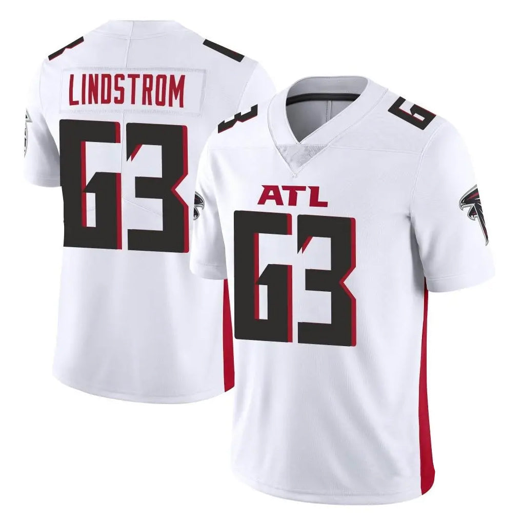 STECN A.Falcons #63 Chris Lindstrom Player White Vapor Untouchable Limited Home Game Stitched Jerseys