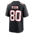 STECN A.Falcons #80 Andre Rison Player Black Throwback Limited Home Game Stitched Jerseys