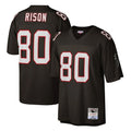 STECN A.Falcons #80 Andre Rison Player Mitchell & Ness Black 1992 Legacy Stitched Jerseys