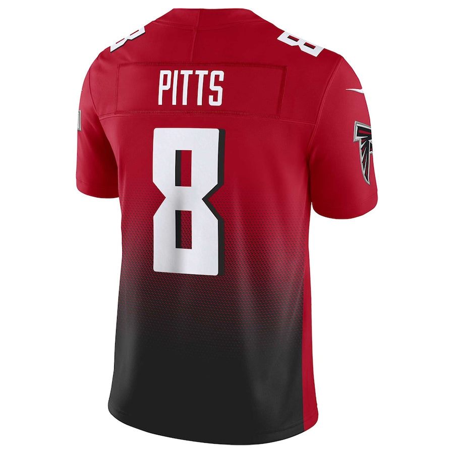 STECN A.Falcons #8 Kyle Pitts Sr. Player Red Vapor F.U.S.E. Limited Stitched Jerseys