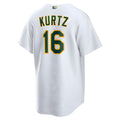 STECN Athletics #16 Nick Kurtz Player White Home Game Stitched Jerseys