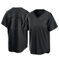 STECN Athletics #21 Tyler Soderstrom Player Black Replica Pitch Fashion Stitched Jersey