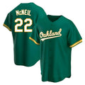 STECN Athletics #22 Jeff McNeil player Green Replica Kelly Alternate Stitched Jersey