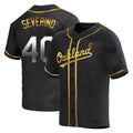 STECN Athletics #40 Luis Severino player Gold Replica Black en Alternate Stitched Jersey