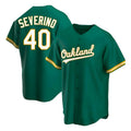 STECN Athletics #40 Luis Severino player Green Replica Kelly Alternate Stitched Jersey