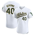 STECN Athletics #40 Luis Severino player White Elite Home Stitched Jersey