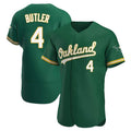 STECN Athletics #4 Lawrence Butler player Green Authentic Kelly Alternate Stitched Jersey
