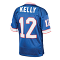 STECN B.Bills 1994 #12 Jim Kelly Mitchell & Ness Royal Authentic Throwback Retired Player Stitched Puhic Jersey