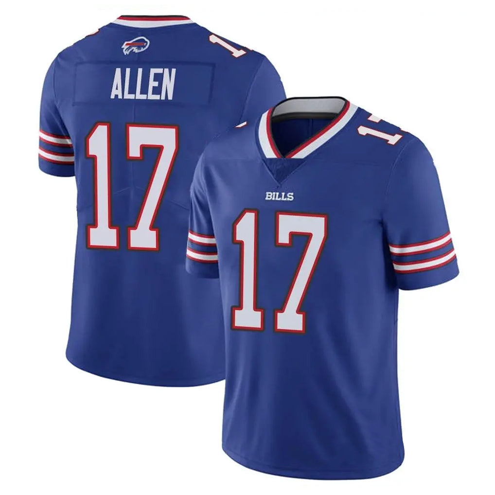 STECN B.Bills #17 Josh Allen Player Royal Vapor Untouchable Limited Stitched Jerseys
