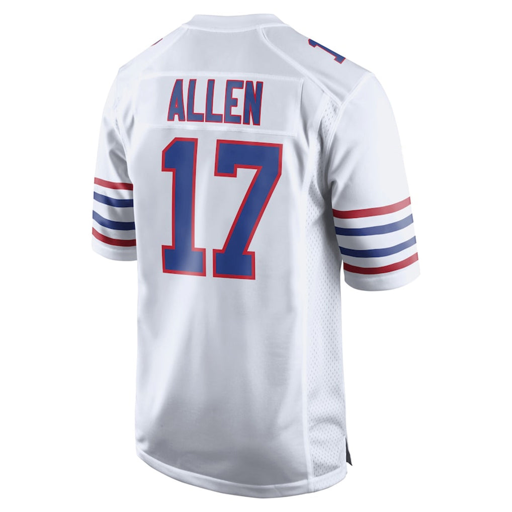 STECN B.Bills #17 Josh Allen Player White Limited Game Stitched Jerseys