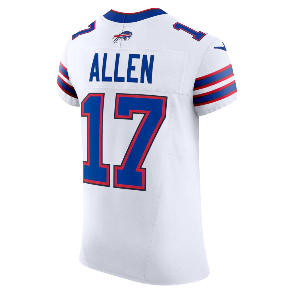 STECN B.Bills #17 Josh Allen White Vapor F.U.S.E. Elite Stitched Jerseys