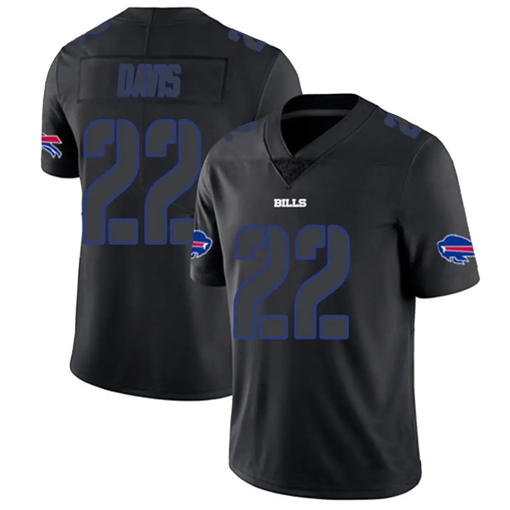 STECN B.Bills #22 Ray Davis Player Limited Black Impact Stitched Jerseys