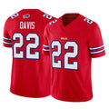 STECN B.Bills #22 Ray Davis Player Red Vapor F.U.S.E. Limited Stitched Jerseys