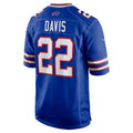 STECN B.Bills #22 Ray Davis Player Royal Home Game Stitched Jerseys