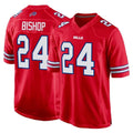 STECN B.Bills #24 Cole Bishop Player Red Home Game Stitched Jerseys