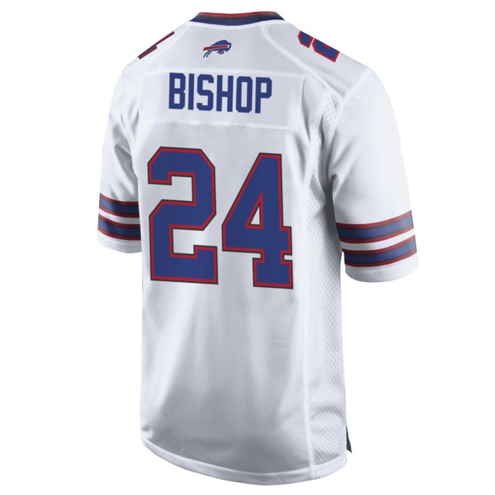 STECN B.Bills #24 Cole Bishop Player White Home Game Stitched Jerseys