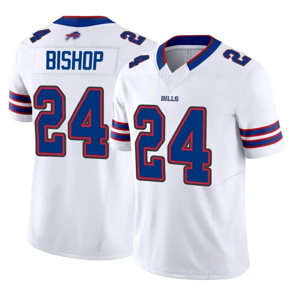 STECN B.Bills #24 Cole Bishop Player White Vapor F.U.S.E. Limited Stitched Jerseys
