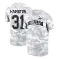 STECN B.Bills #31 Maxwell Hairston Player Arctic Camo Salute to Service T-Shirt Hoodies Stitched Jerseys
