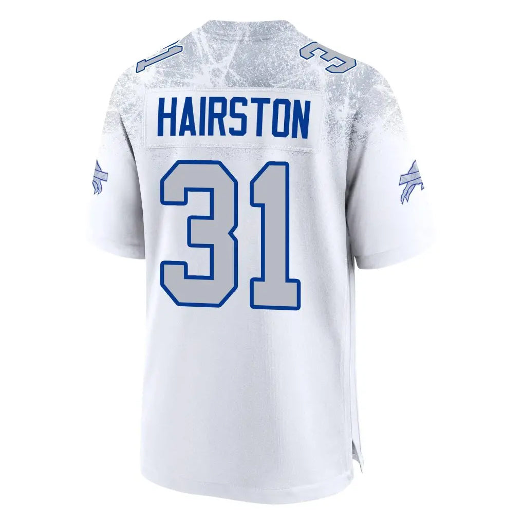 STECN B.Bills #31 Maxwell Hairston Player White Rivalries Collection Game Stitched Jerseys