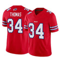 STECN B.Bills #34 Thurman Thomas Player Red Vapor F.U.S.E. Limited Home Game Stitched Jerseys